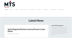 Desktop Screenshot of mtsmanagementgroup.com