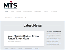 Tablet Screenshot of mtsmanagementgroup.com
